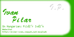 ivan pilar business card